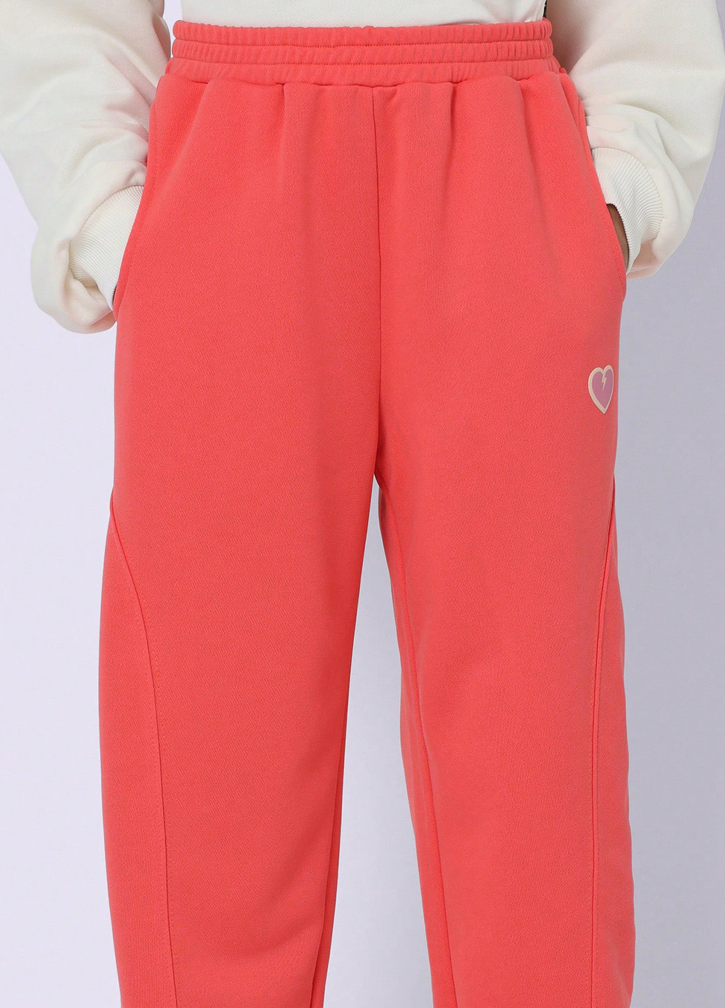 Розовые спортивные демисезонные джоггеры брюки SHEIN