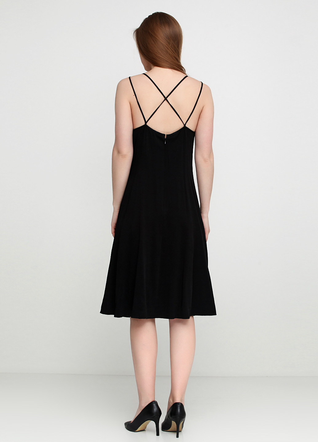 Чорна коктейльна сукня, сукня Ralph Lauren однотонна