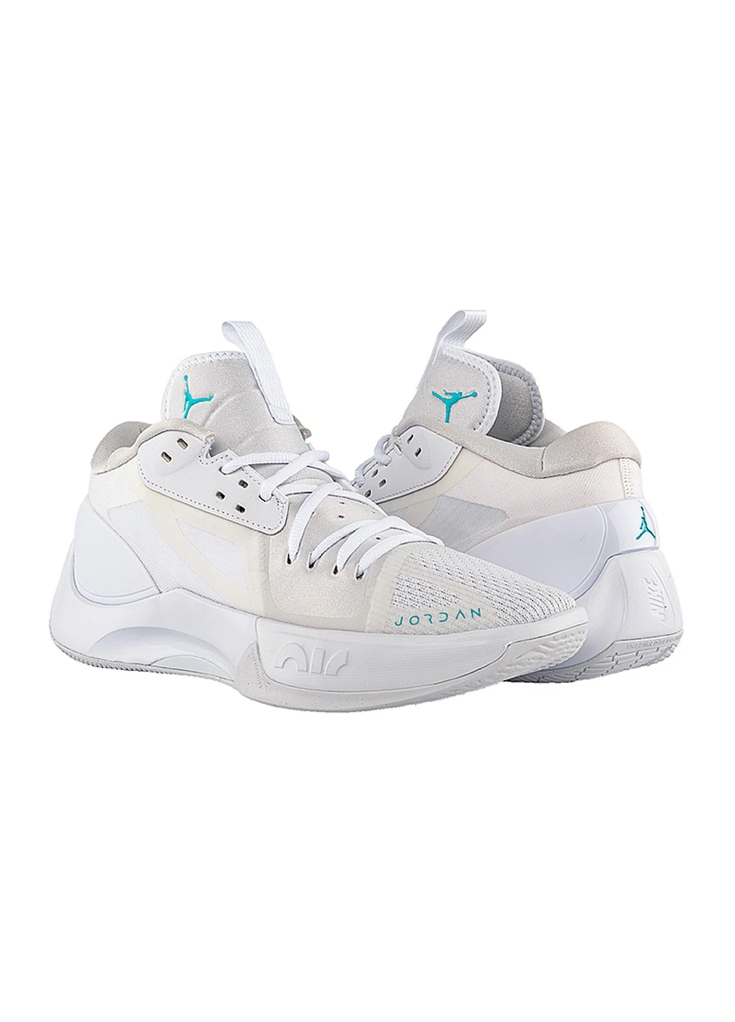 Белые демисезонные кроссовки zoom separate Jordan