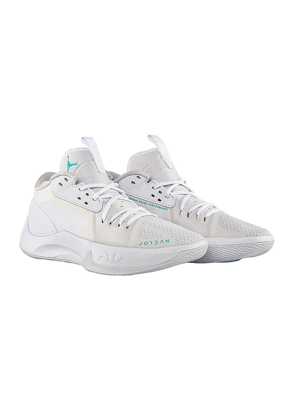 Белые демисезонные кроссовки zoom separate Jordan