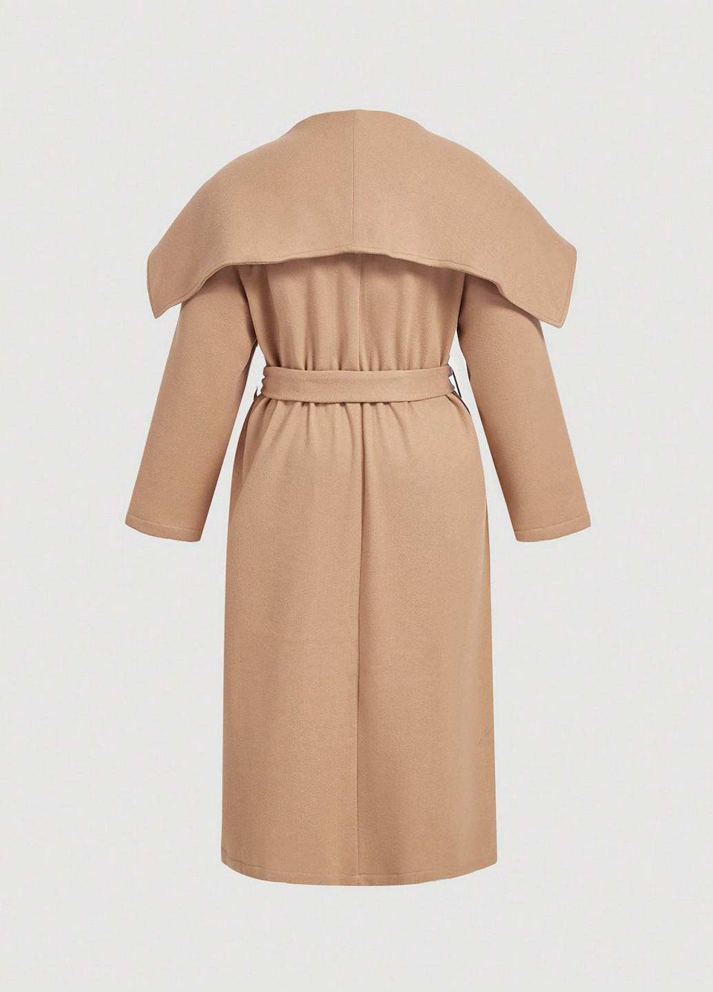 Бежевое демисезонное Пальто SHEIN