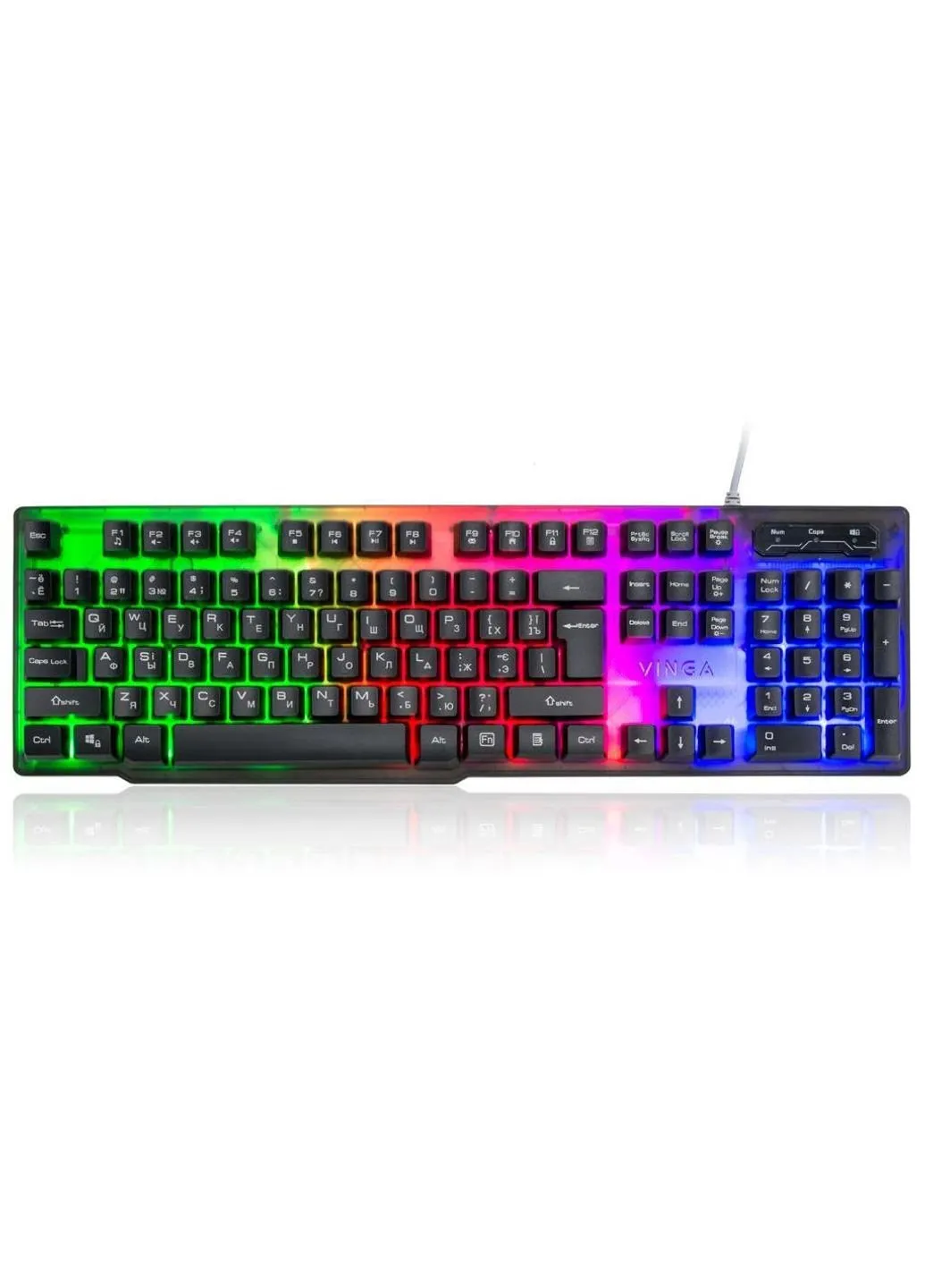Клавиатура KB414 black Vinga (253546132)