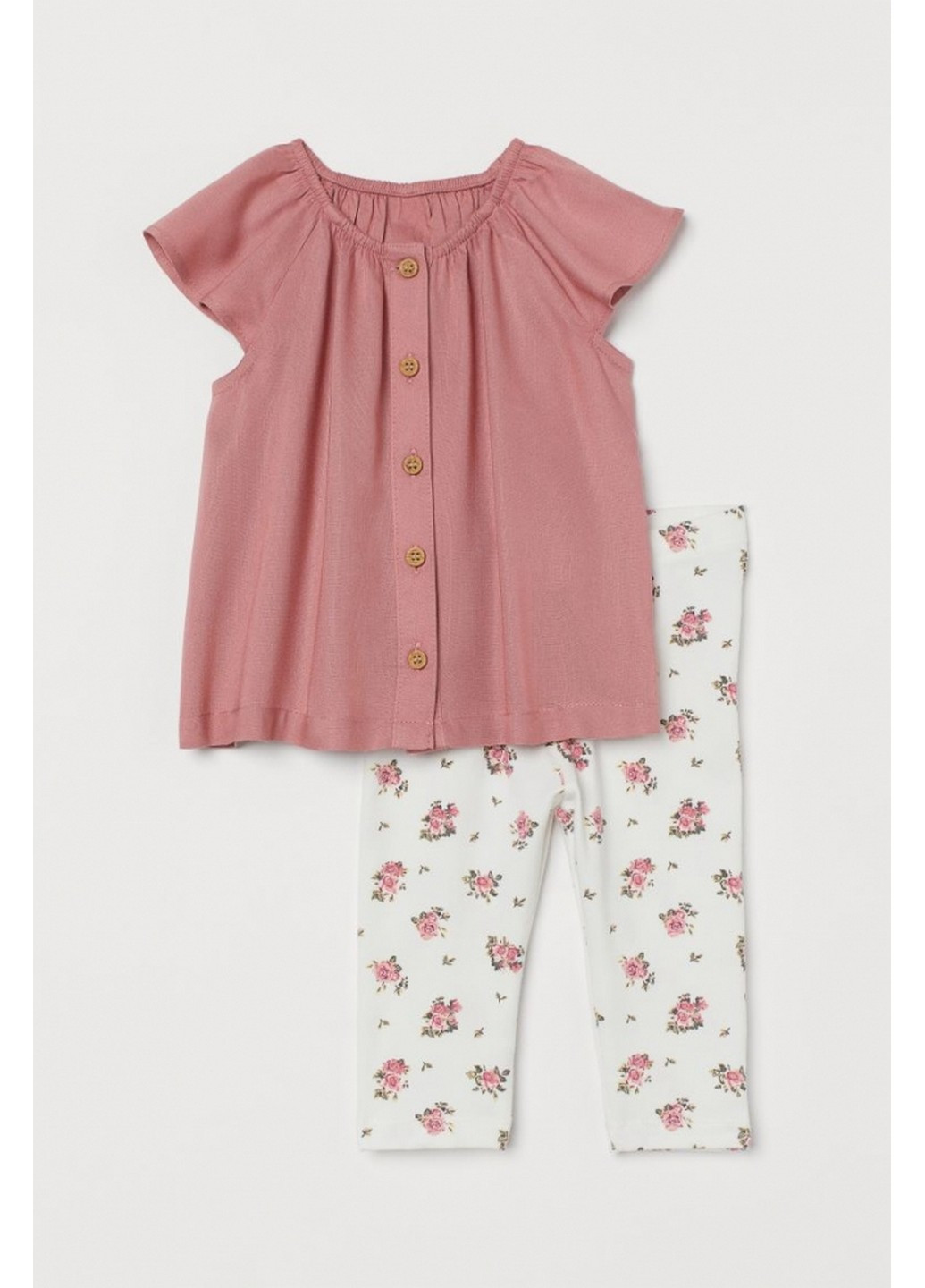 Рожевий комплект двійка для дівчинки H&M