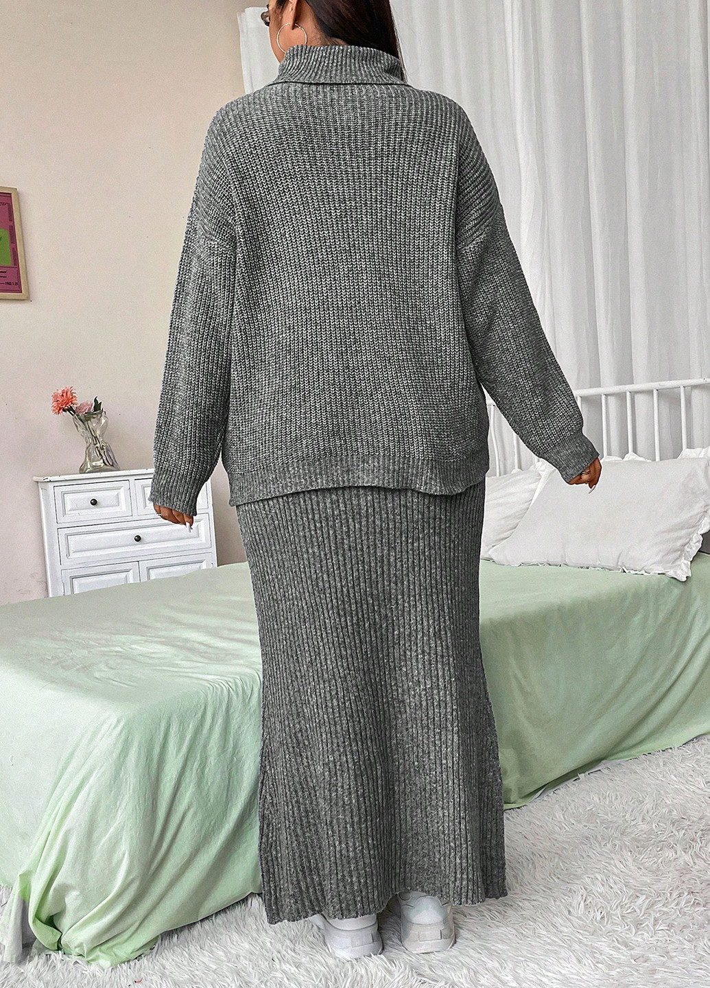 Костюм (свитер, юбка) SHEIN (340699266)