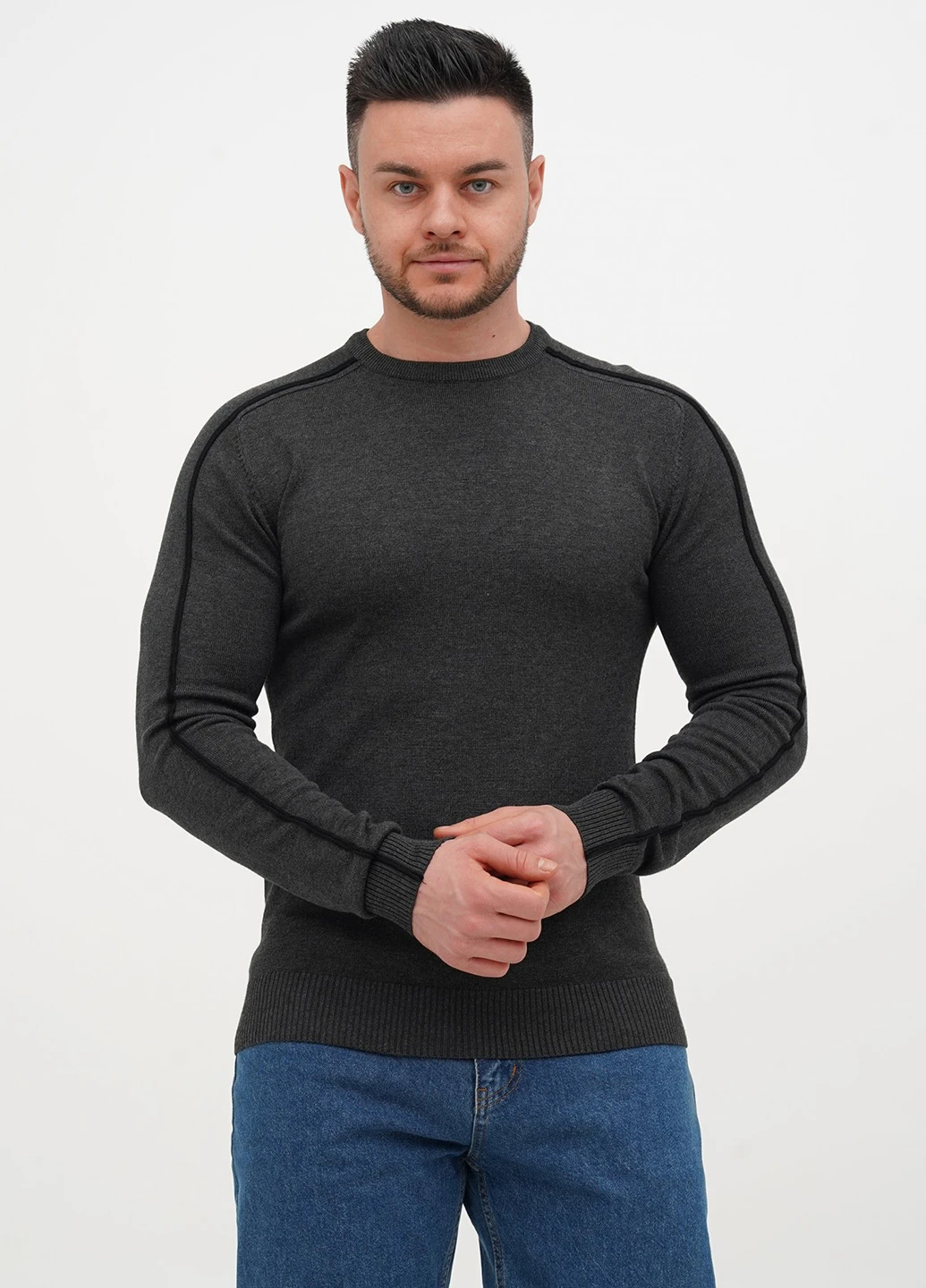 Темно-серый демисезонный джемпер джемпер Trend Collection