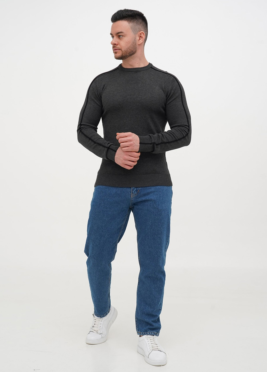 Темно-серый демисезонный джемпер джемпер Trend Collection