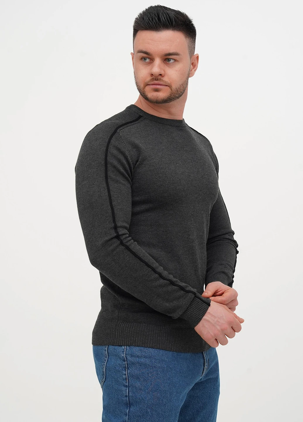 Темно-серый демисезонный джемпер джемпер Trend Collection