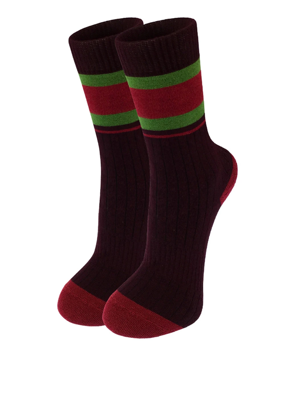Бордовые носки Mo-Ko-Ko Socks однотонные (74794055)