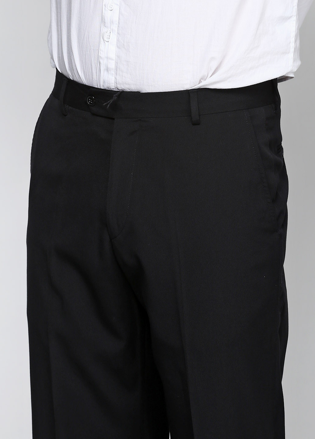 Черные классические демисезонные зауженные брюки Bocodo