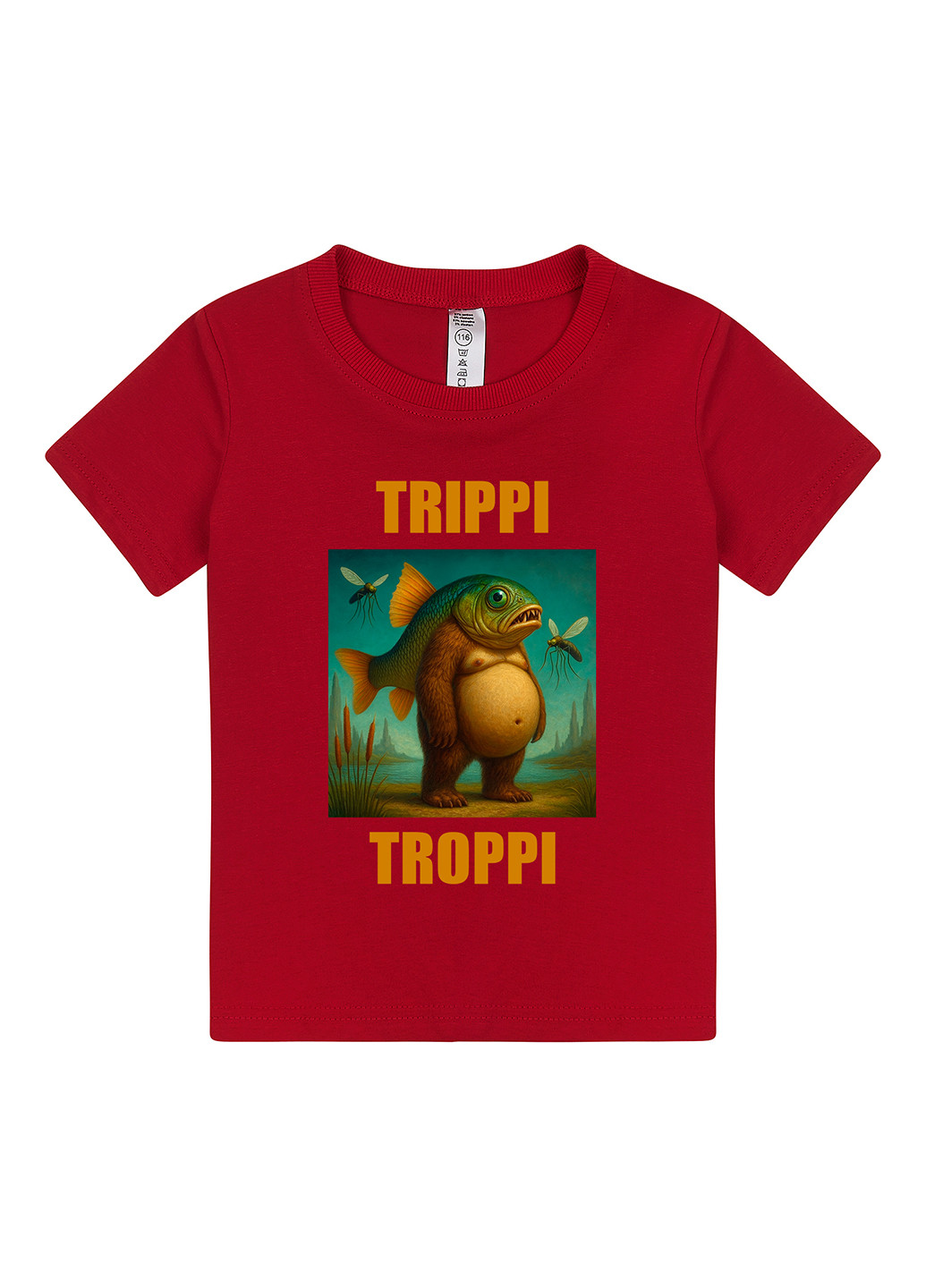 Красная летняя футболка Garnamama