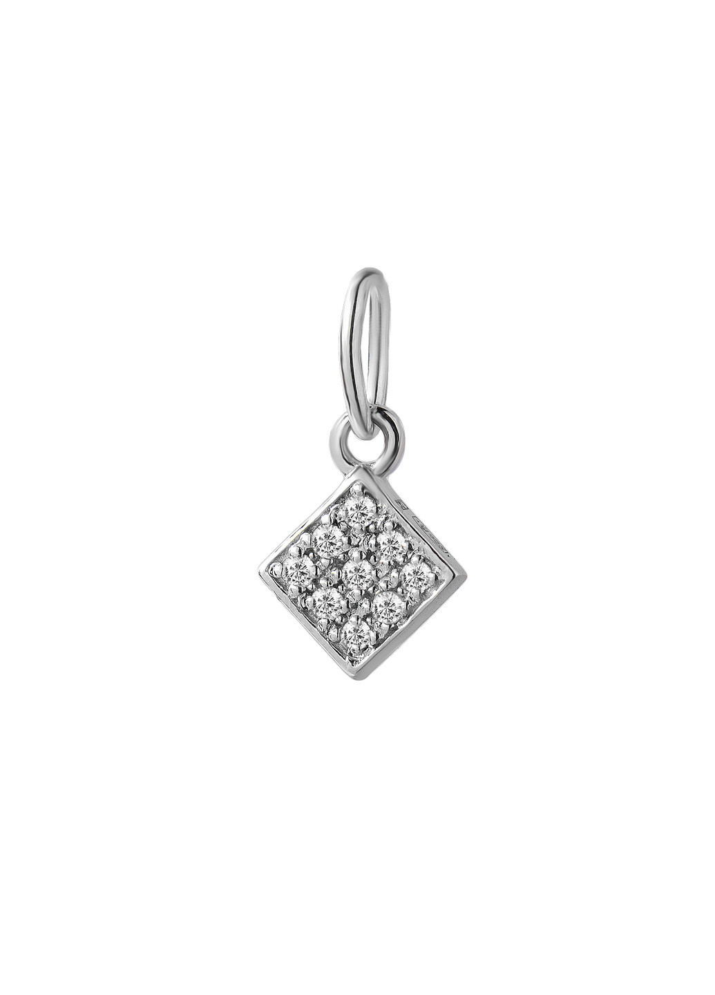 Срібний кулон з діамантами Golden Silver (251774101)
