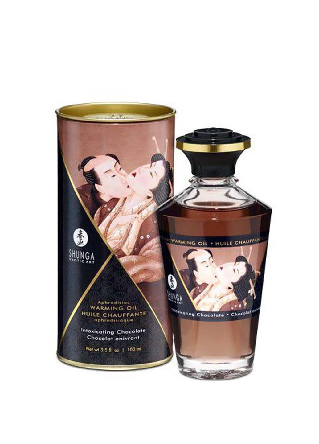Разогревающее масло APHRODISIAC WARMING OIL Intoxicating Chocolate 100 мл Shunga (256170719)