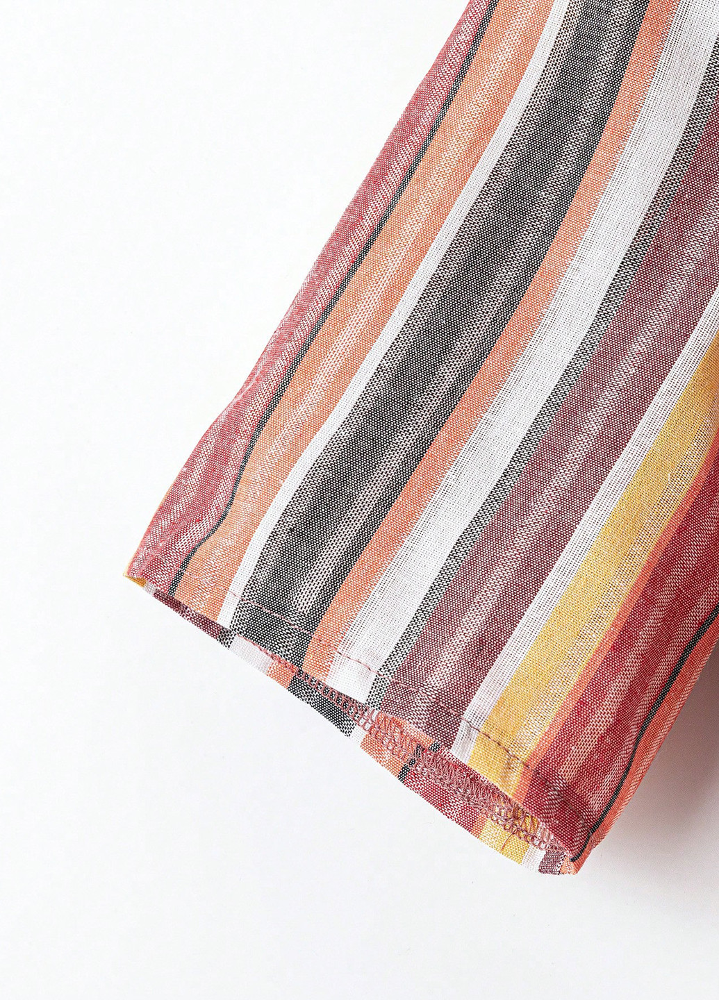 Рожево-коричнева кежуал сукня з спідницею-сонце SHEIN в смужку