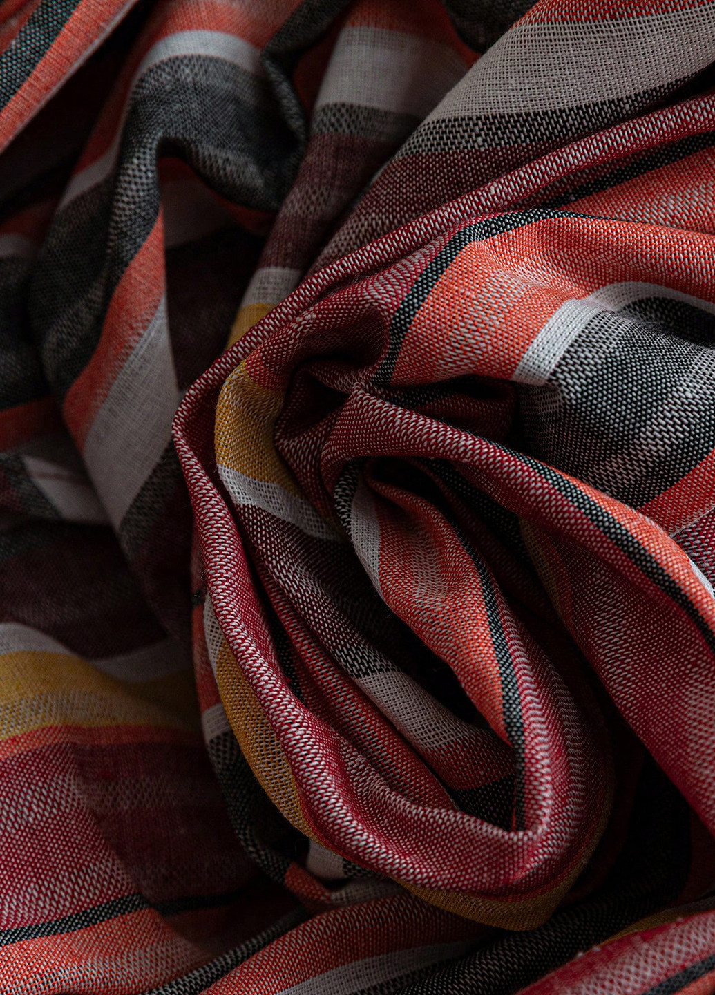 Рожево-коричнева кежуал сукня з спідницею-сонце SHEIN в смужку