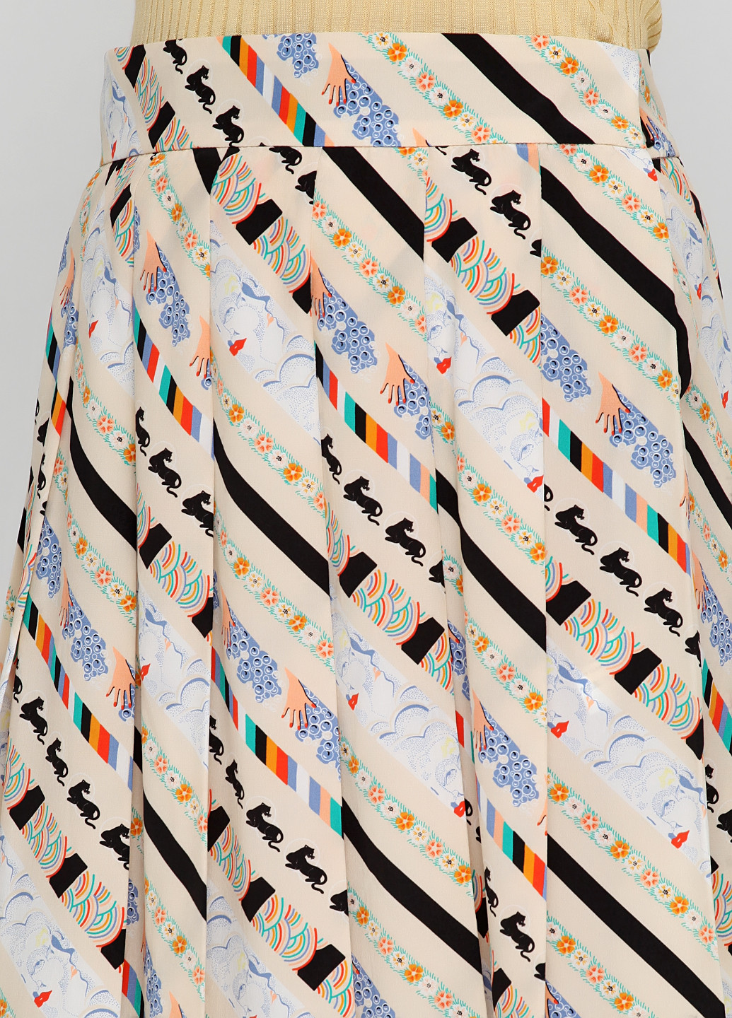 Разноцветная кэжуал с рисунком юбка Marc Jacobs