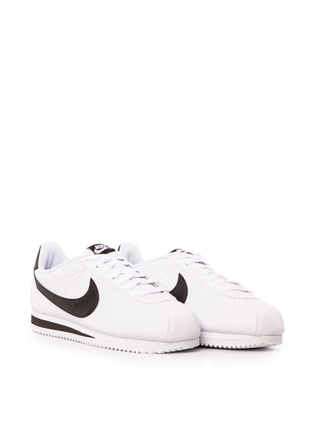 Белые демисезонные кроссовки Nike WMNS CLASSIC CORTEZ LEATHER
