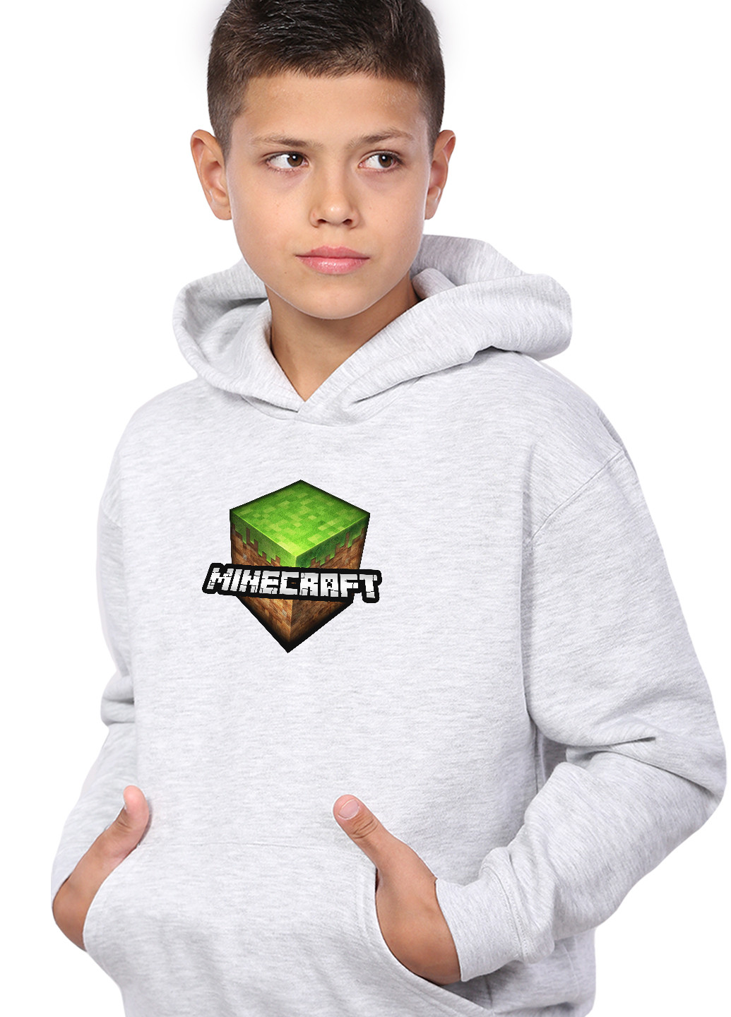 Худі для хлопчика Майнкрафт (Minecraft) Кенгуру дитячий (9298-1174) MobiPrint (219027577)