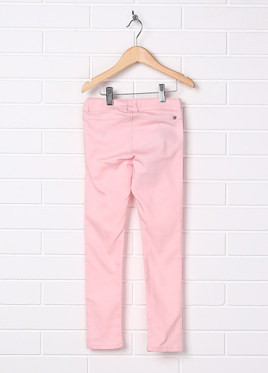 Светло-розовые демисезонные со средней талией джинсы Name it