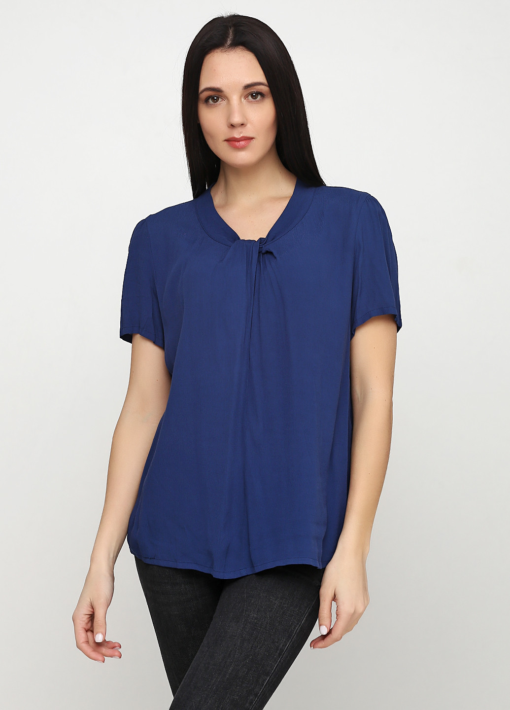 Синяя демисезонная блуза Minus