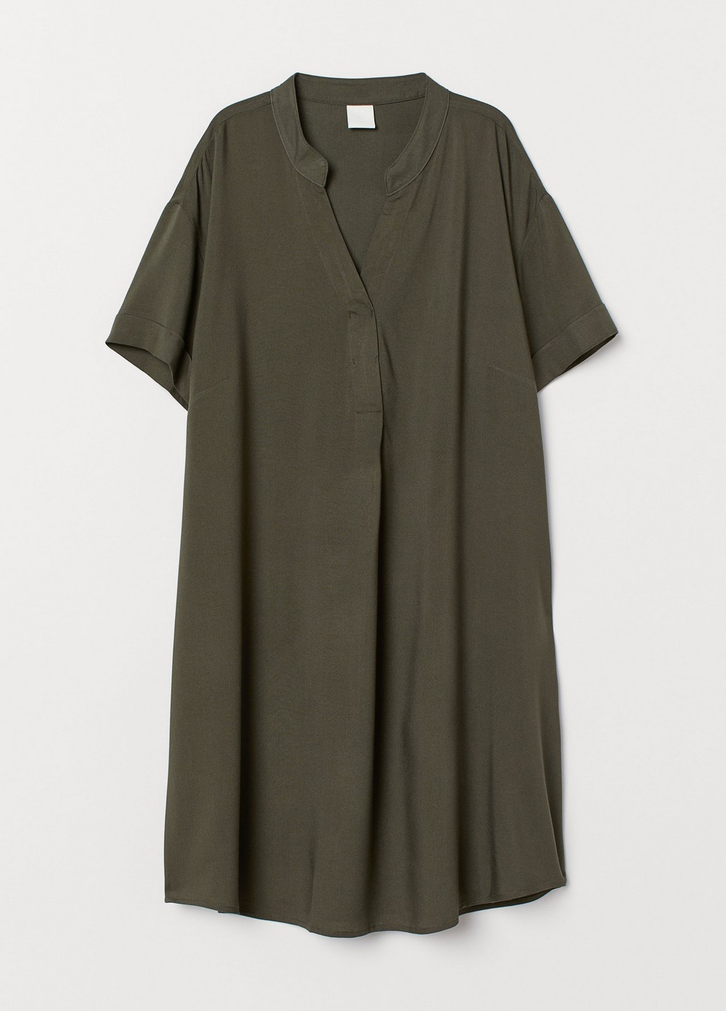 Оливковое (хаки) кэжуал платье H&M