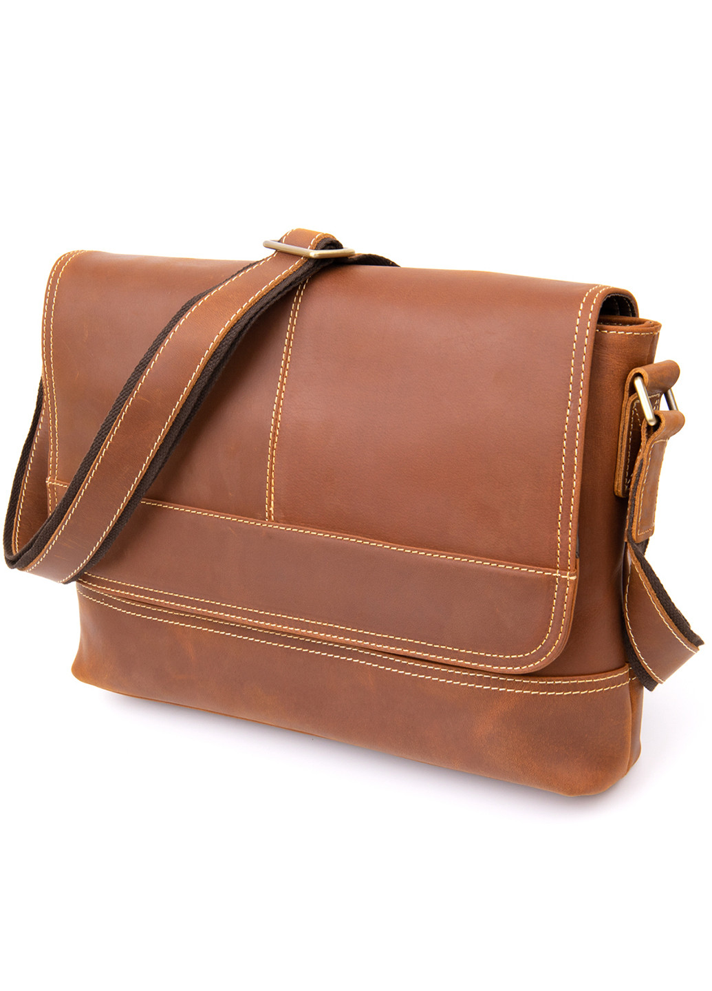 Чоловіча шкіряна сумка 37,5х27х5,5 см Vintage (252126716)