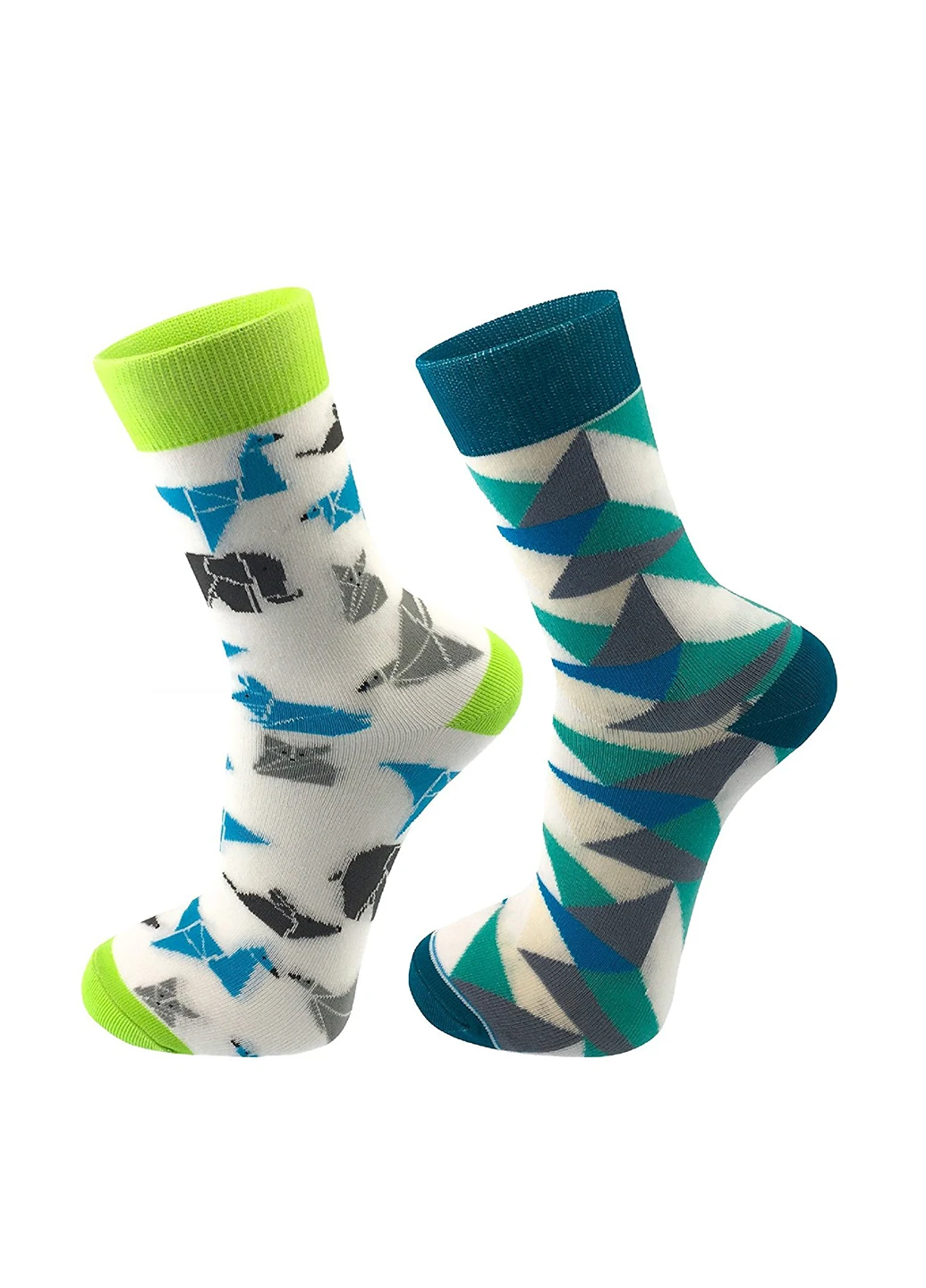 Комбіновані носки (2 пары) Mo-Ko-Ko Socks малюнки (25436389)