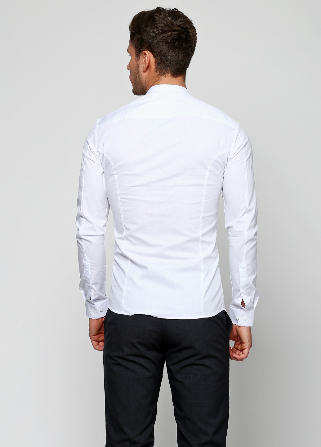 Белая кэжуал рубашка однотонная Asos