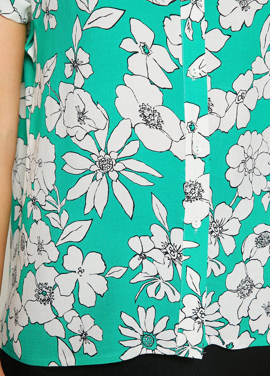 Зелёная блуза KOTON