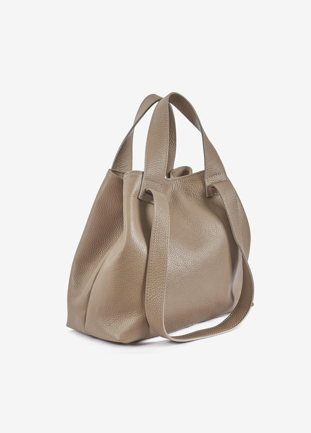 Сумка женская кожаная с двумя парами ручек шоппер средняя Shopper Regina Notte (254455996)