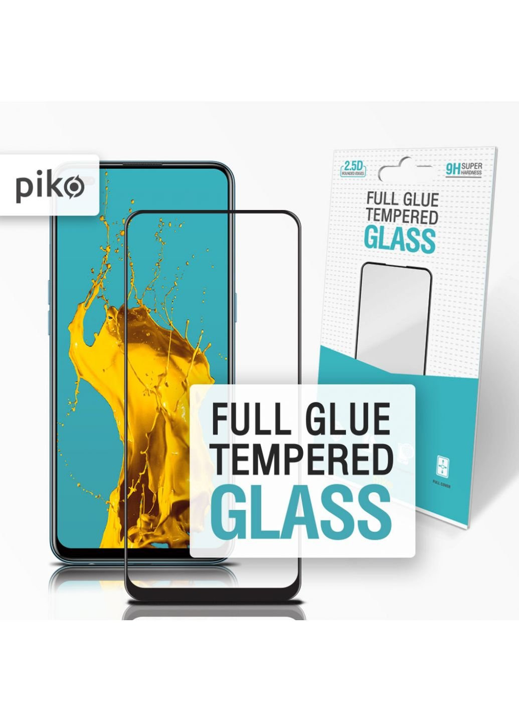 Скло захисне Full Glue Oppo Reno 4 Lite (1283126511189) Piko (252368702)