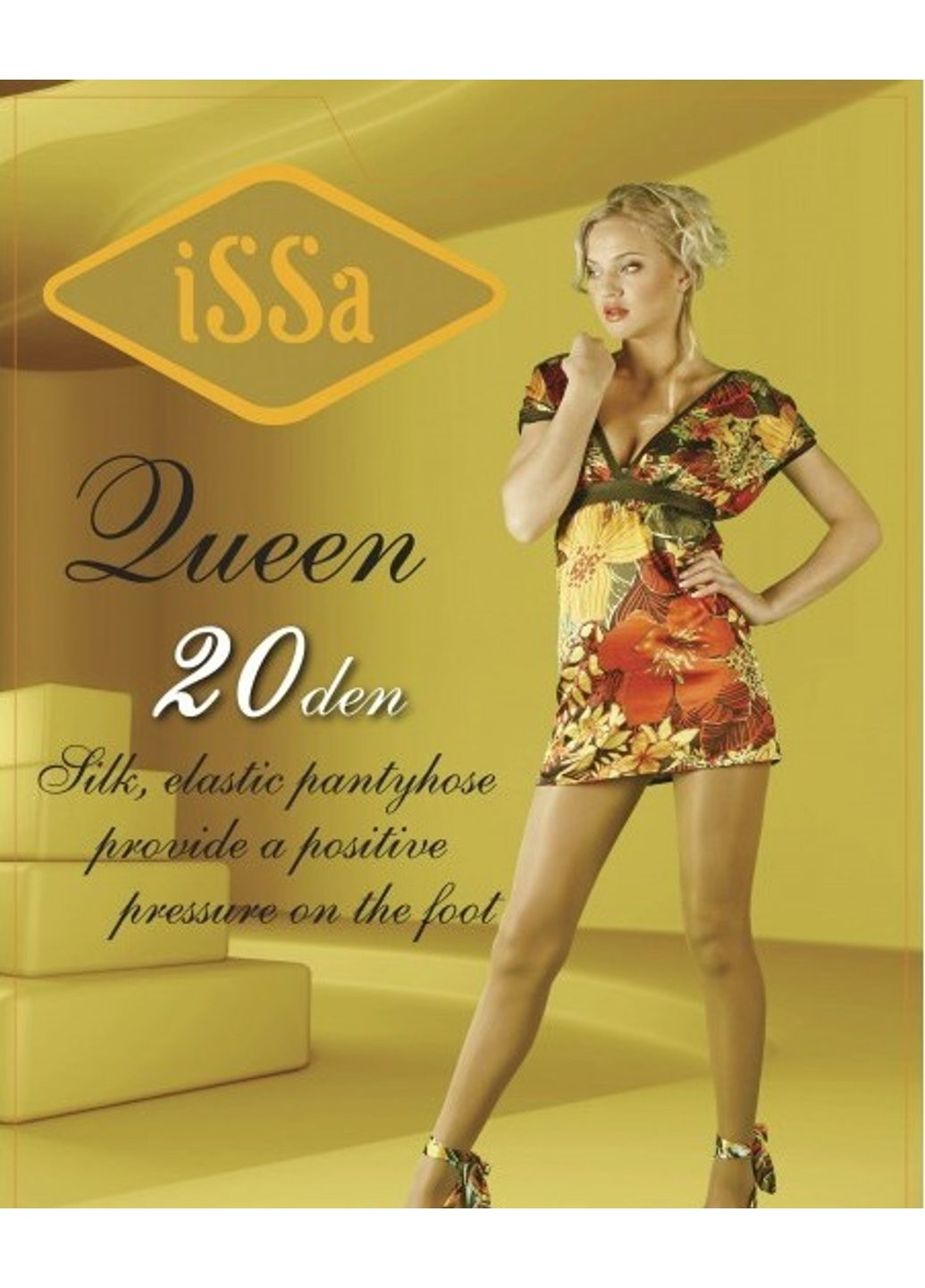 Колготки Queen20denRedShov 2 чорний ISSA PLUS (254442050)