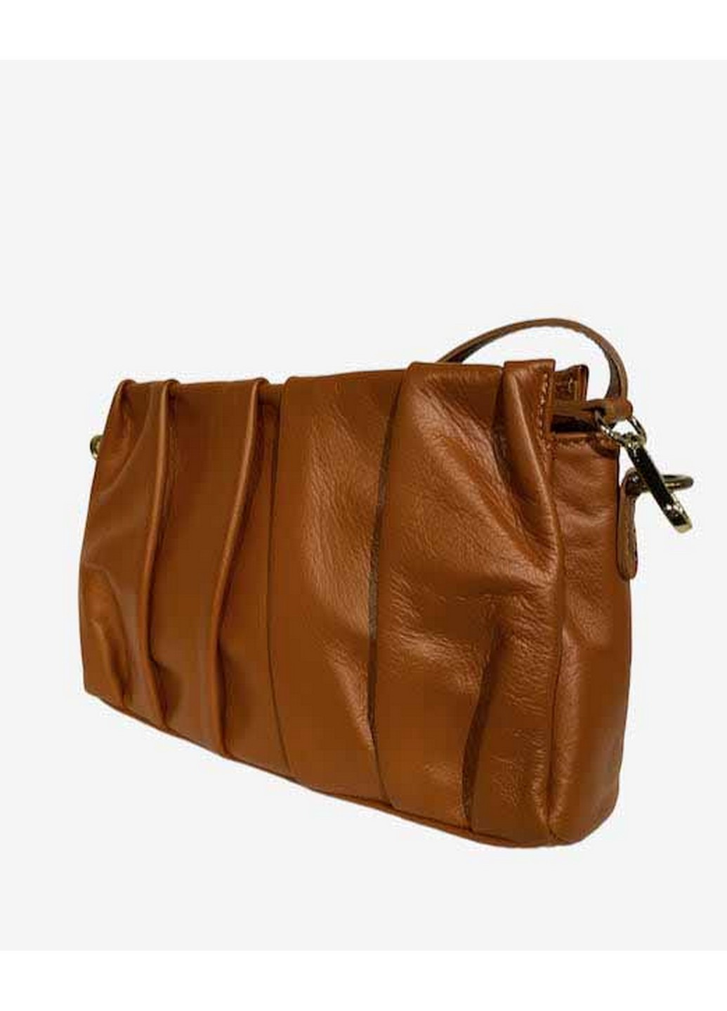 Сумка Italian Bags однотонная светло-коричневая кэжуал