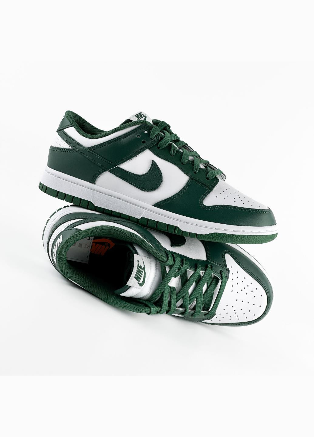 Зеленые демисезонные кроссовки dd1391-101 Nike Dunk Low