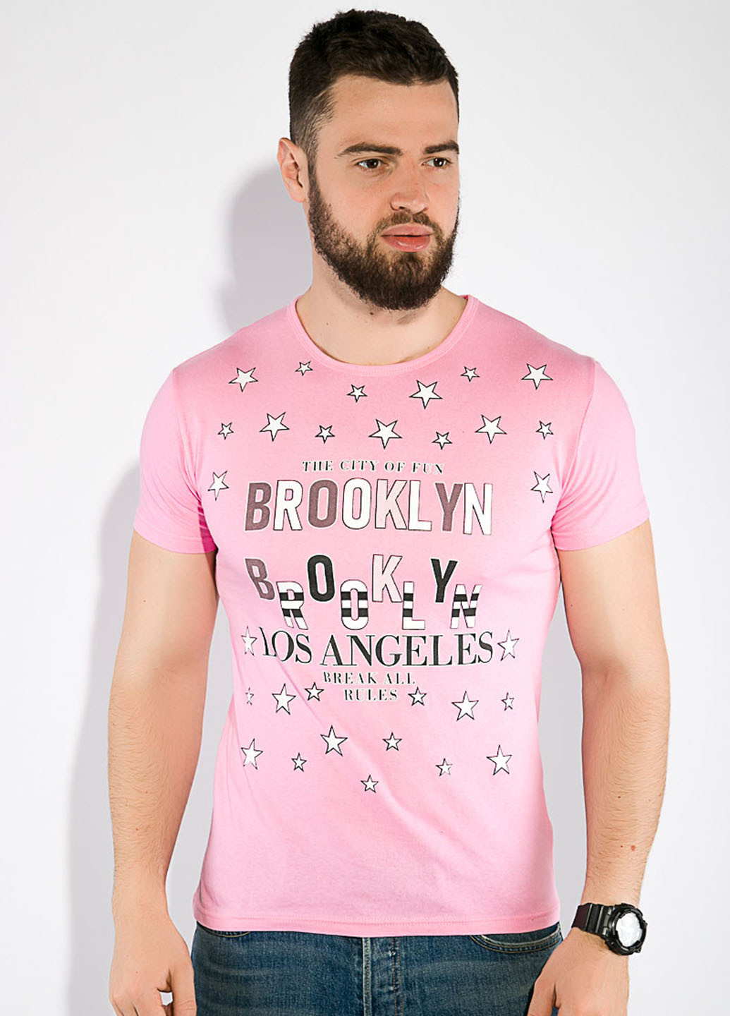 Світло-рожева футболка Time of Style