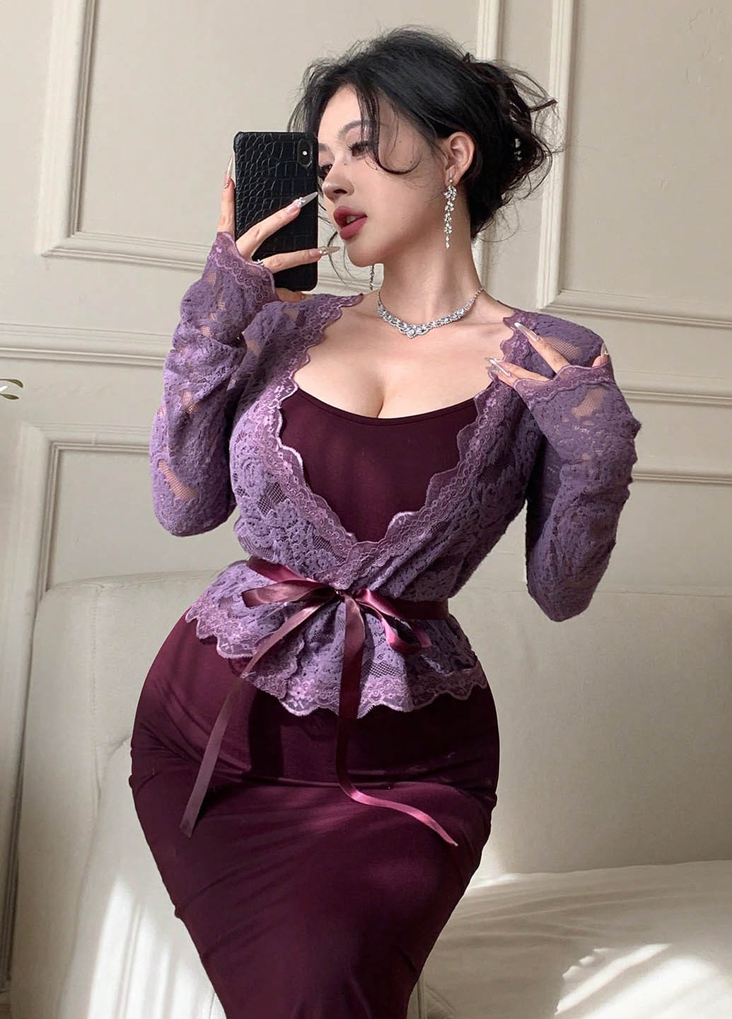 Костюм (кардиган, платье) SHEIN (366091020)