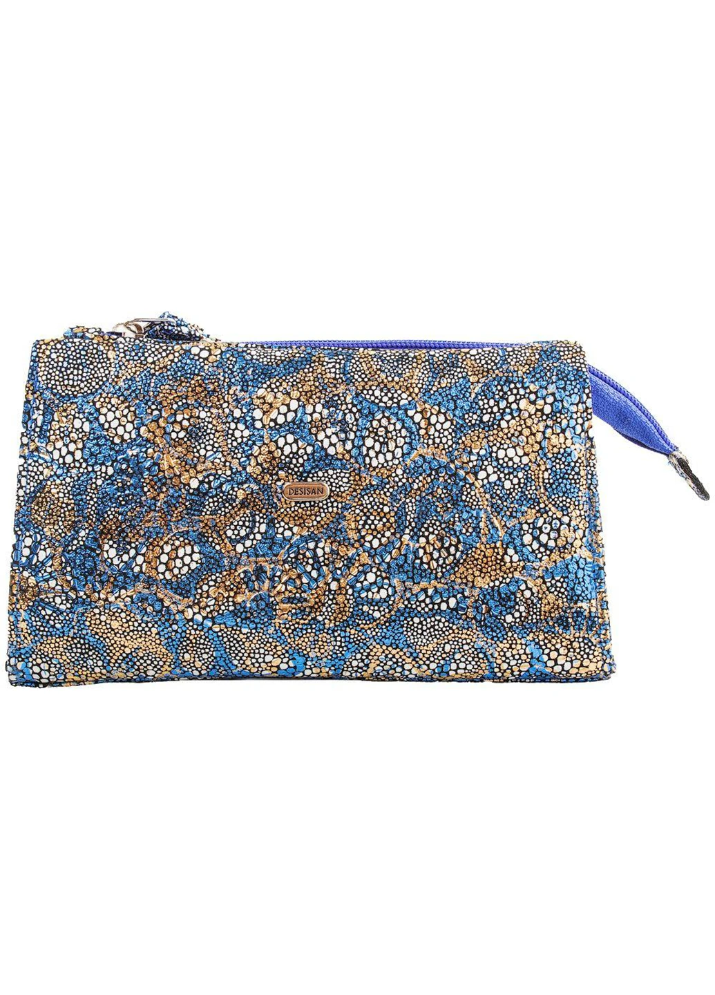 Жіноча шкіряна косметичка 19,5х11х5,5 см Desisan (253174274)