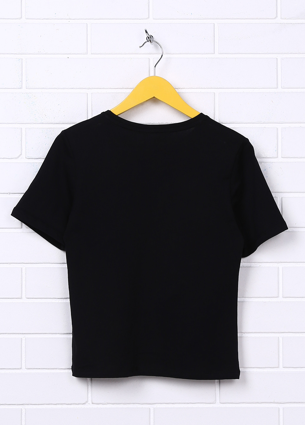 Черная летняя футболка с коротким рукавом Matalan