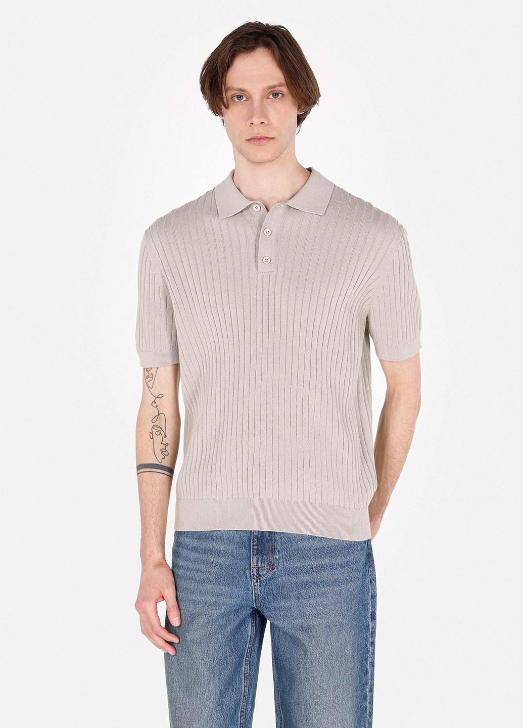 Бежевый демисезонный свитер Colin's