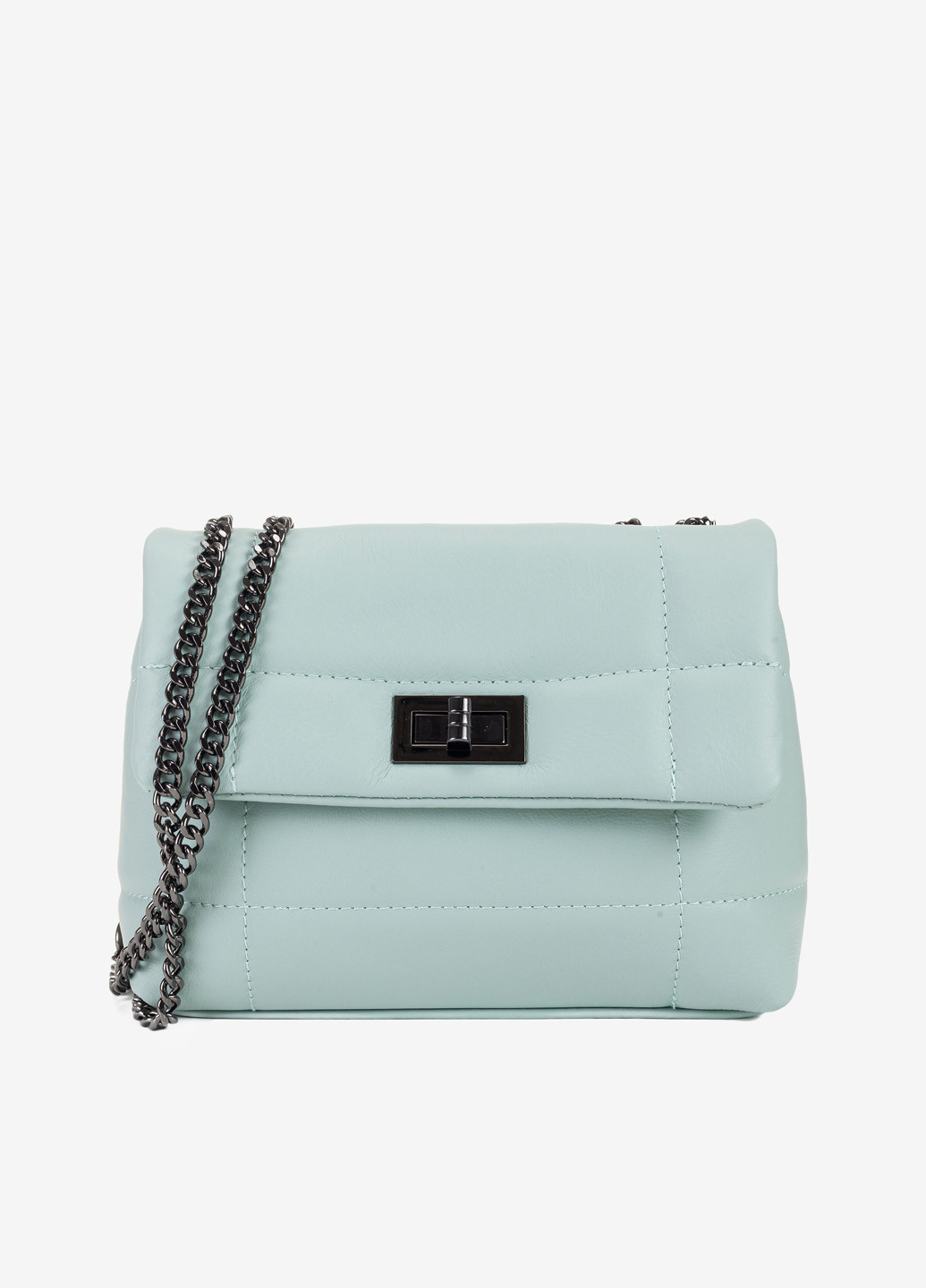 Сумка жіноча шкіряна на ланцюжку крос-боді маленька Сrossbody Nappa Regina Notte (253108997)