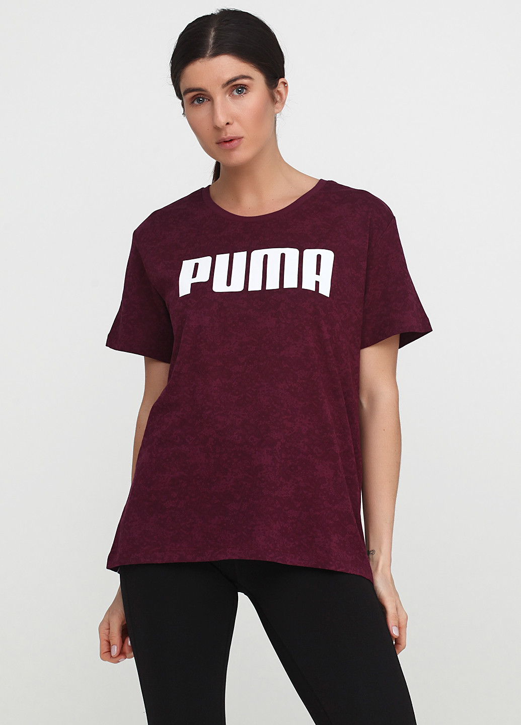 Бордова всесезон футболка з коротким рукавом Puma