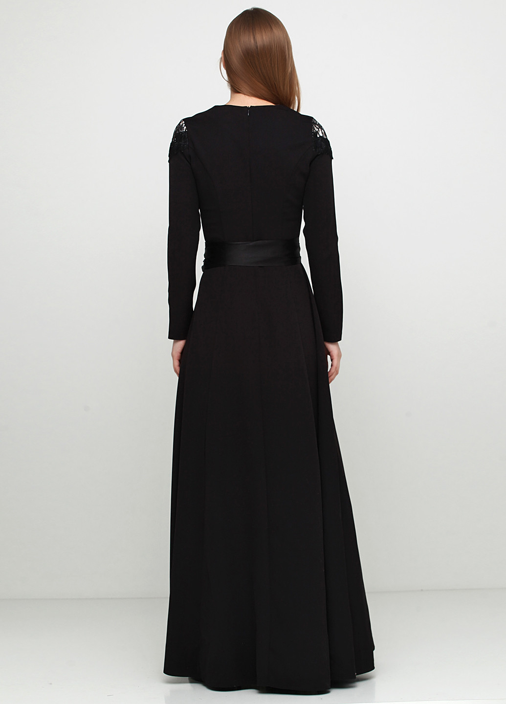 Черное вечернее платье Imperial с орнаментом
