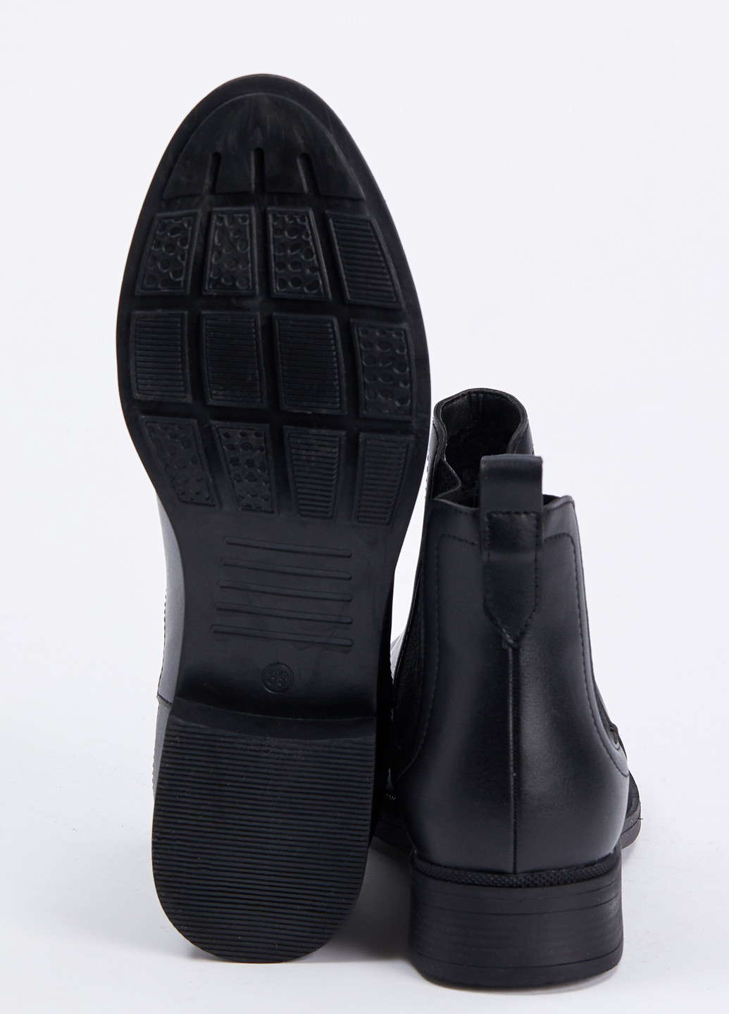Осенние ботинки DeFacto без декора из искусственной кожи