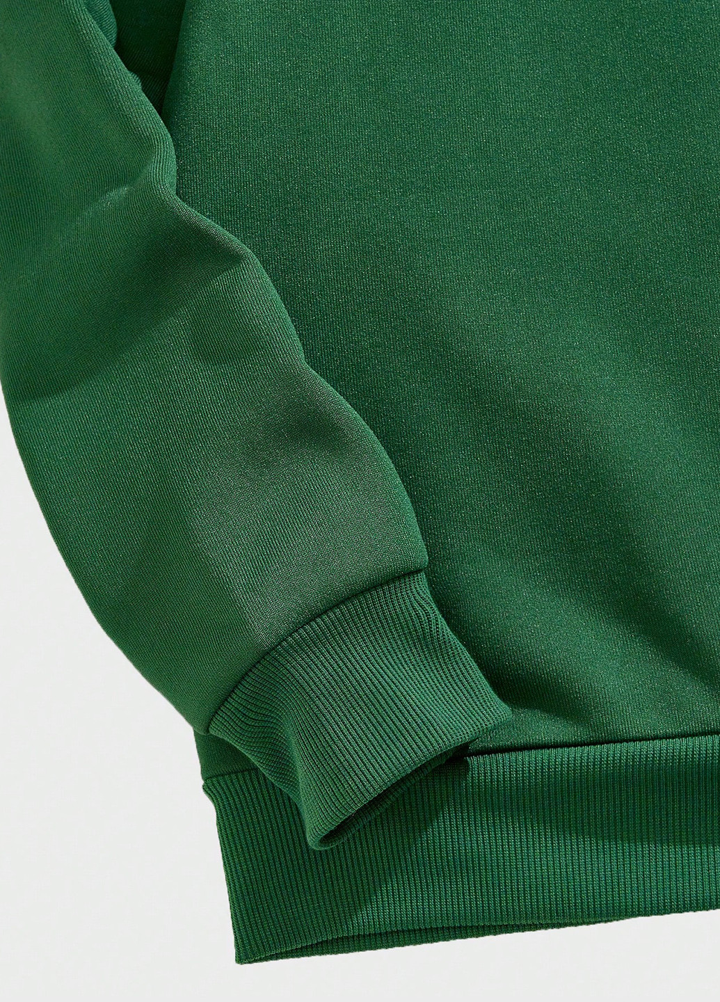 Зеленый свитшот SHEIN новогодний без декора (331536130)