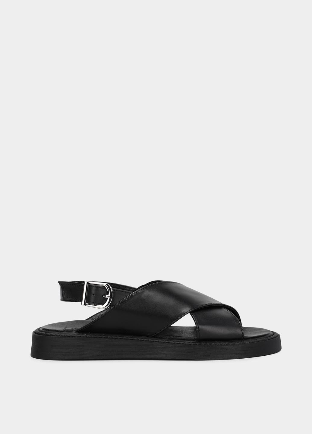 Черные босоножки Braska с ремешком