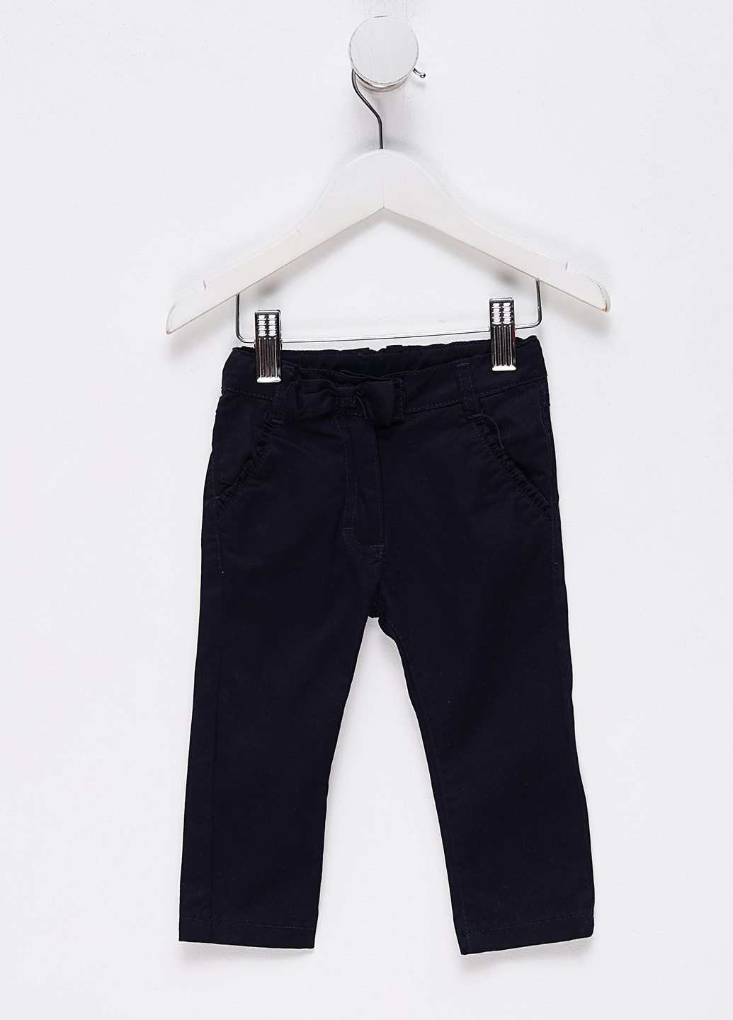 Синие кэжуал демисезонные прямые брюки Steiff