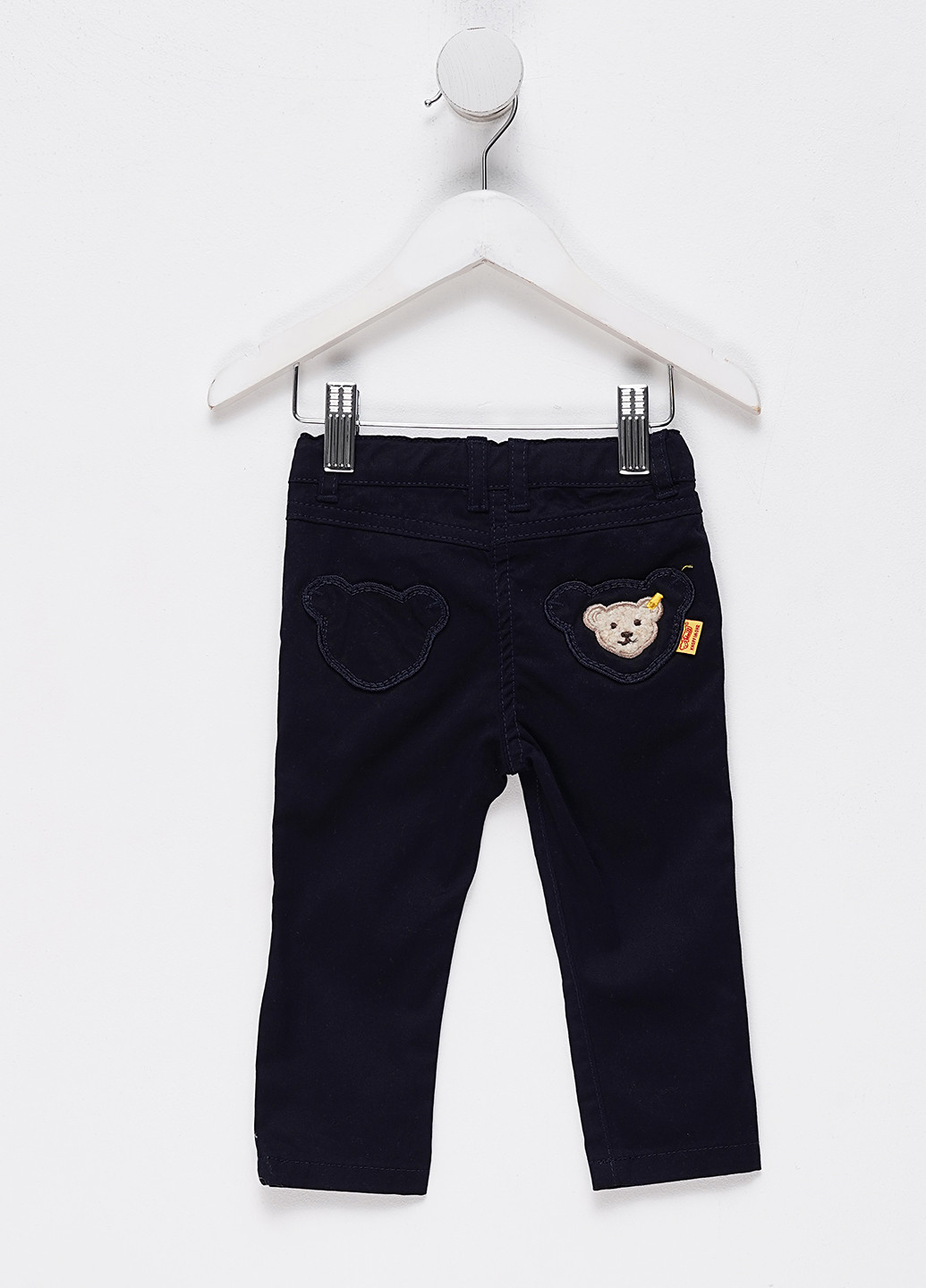 Синие кэжуал демисезонные прямые брюки Steiff