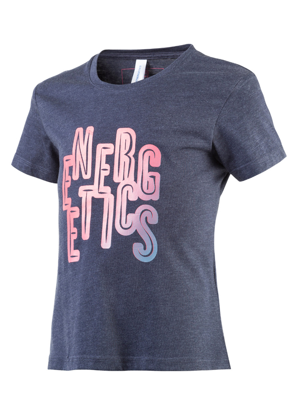 Синяя летняя футболка с коротким рукавом Energetics