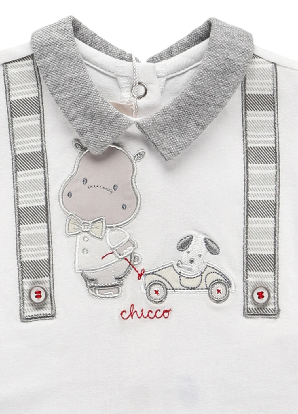 Біла літня футболка Chicco