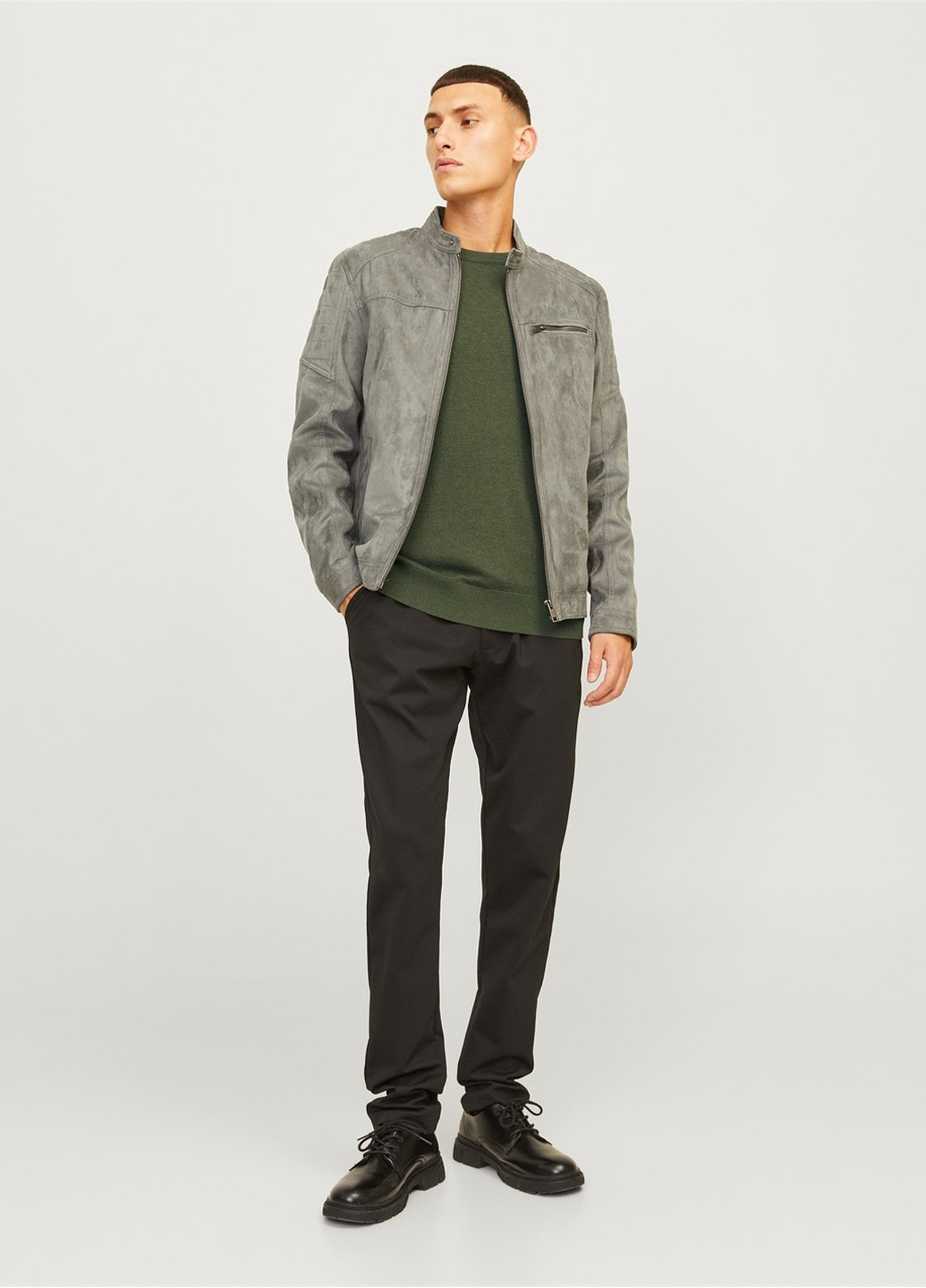 Зелений демісезонний джемпер джемпер Jack & Jones