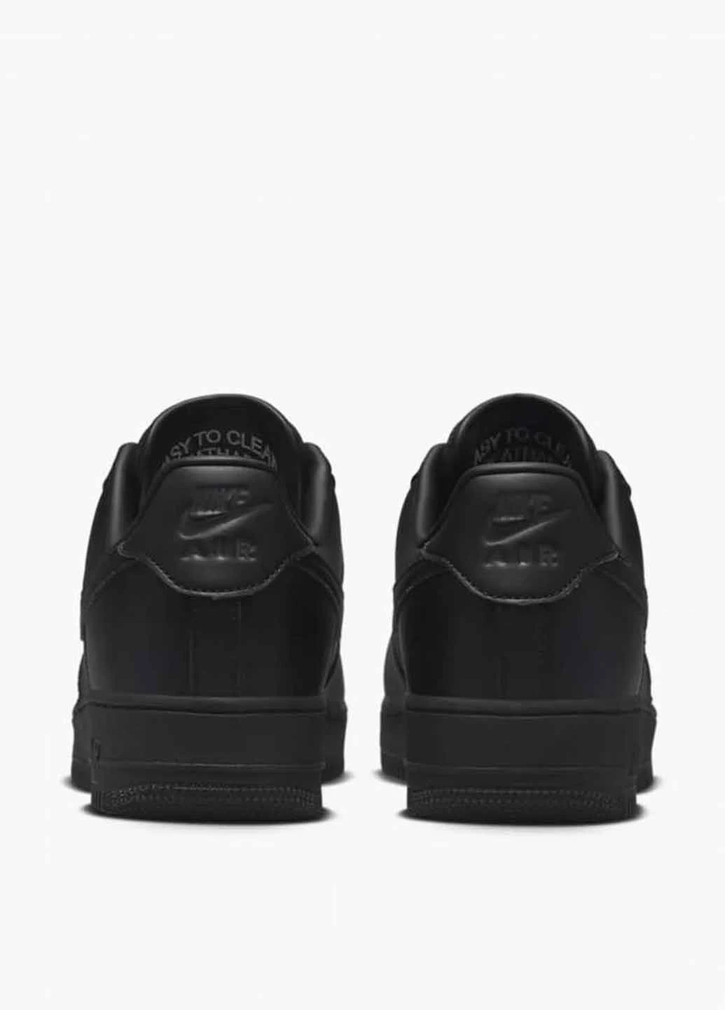 Чорні кросівки dm0211-001 демісезон Nike Air Force 1 07 Fresh Black